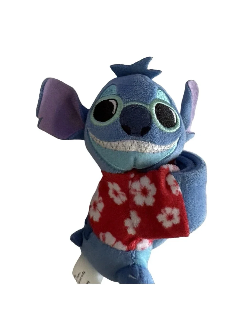 Disney Stitch Cutie Cuff Series 2 Plush Slap Band Bracelet Hawaiian Beach Shirt